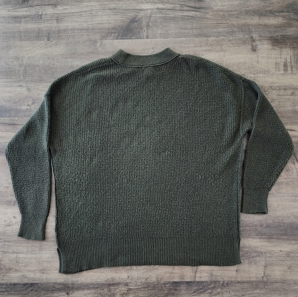 Aerie Green Crewneck Pullover Sweater Small - Picture 13 of 16